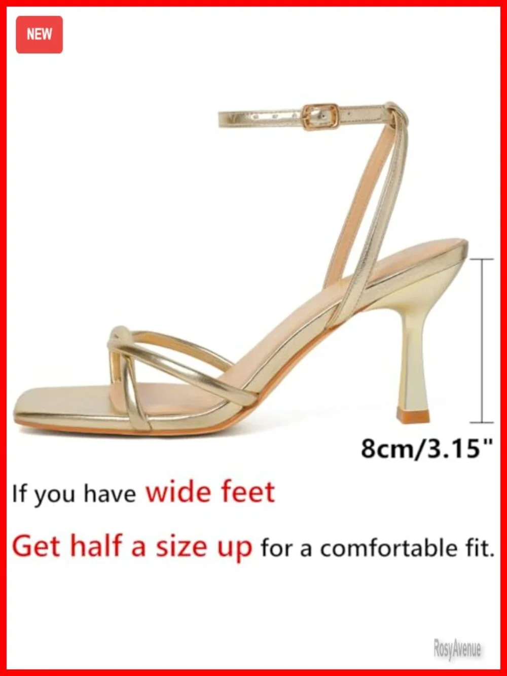 Strappy Kitten Heels Square Open Toe Ankle Strap Lace Up Dress Sandals